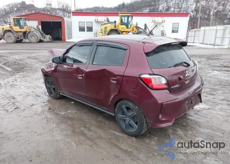 2022 Mitsubishi Mirage Es z USA, uszkodzony, nr VIN ML32AUHJ7NH008733